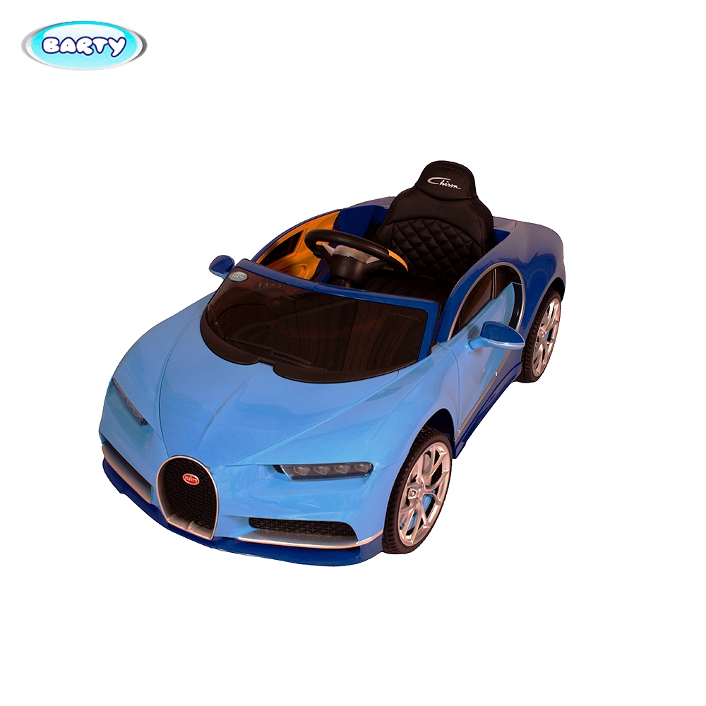 Электромобиль BARTY Bugatti Chiron ЛИЦЕНЗИОННАЯ МОДЕЛЬ (Голубой с синим) HL318